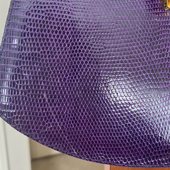 Paloma Picasso Crocodile Shoulder Bag- Excellent Rare Vintage - Picture 13 of 13